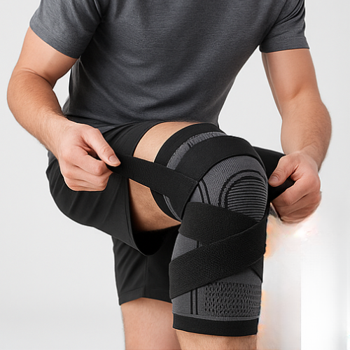 Scandicareswe FlexKnee Sleeve – Kompresjonsstøtte med justerbare stropper