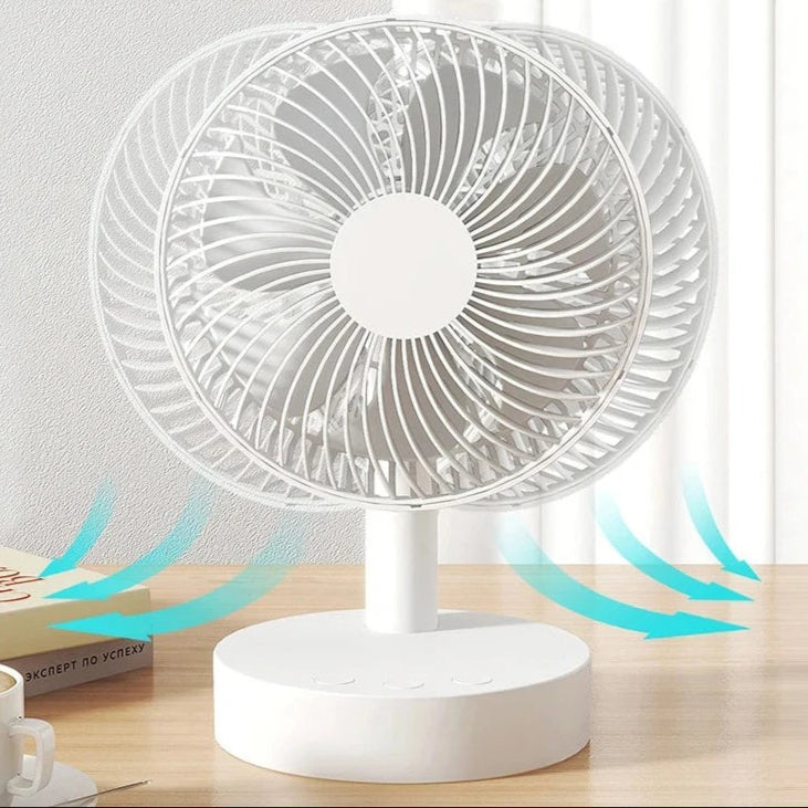Scandicareswe BreezeLite-vifte – Bordvifte med stille timer-teknologi