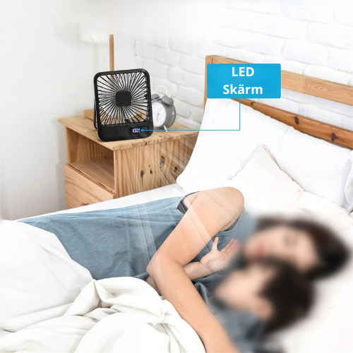 Scandicareswe ChillFold-vifte – Bordvifte med USB og 5 hastigheter