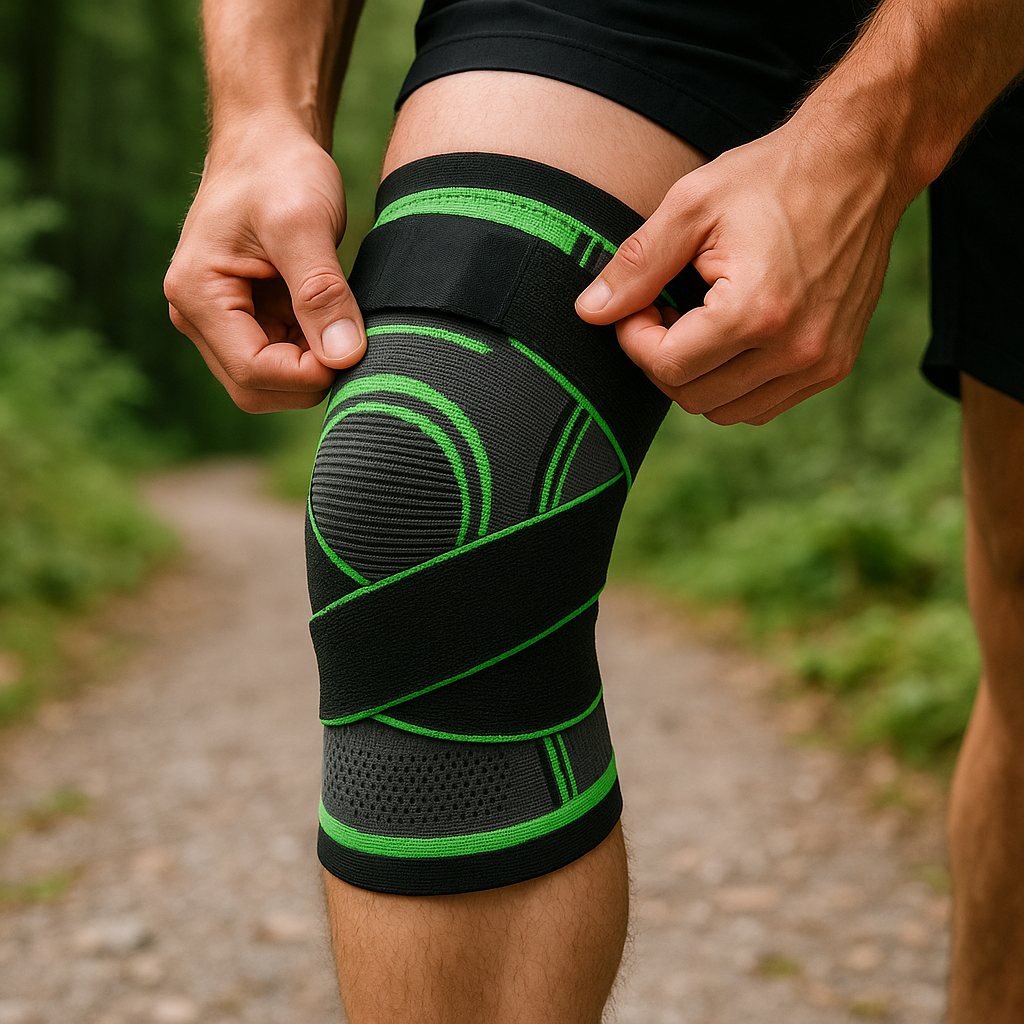 Scandicareswe FlexKnee Sleeve – Kompresjonsstøtte med justerbare stropper