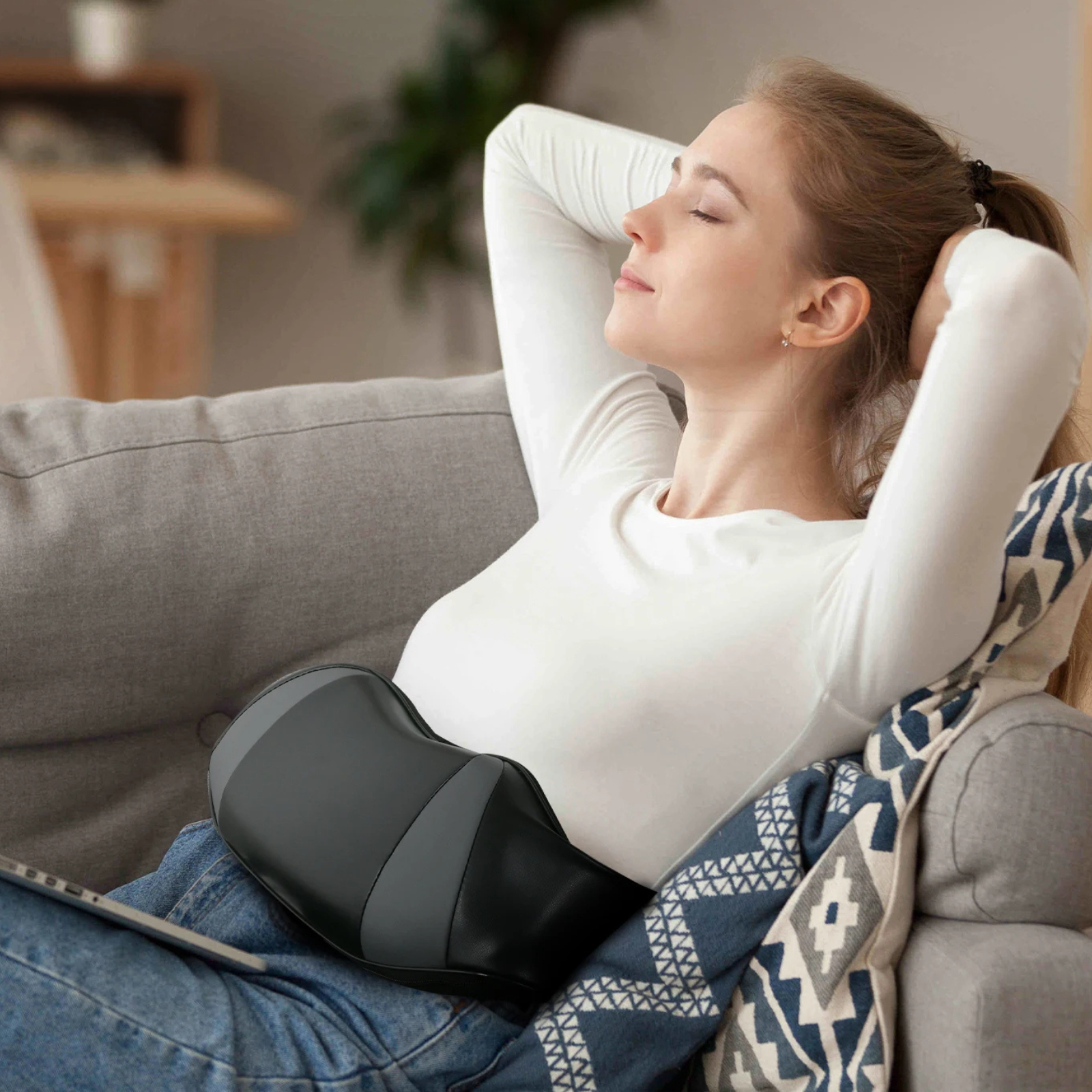 RelaxEase Shiatsu massasjekappe 
